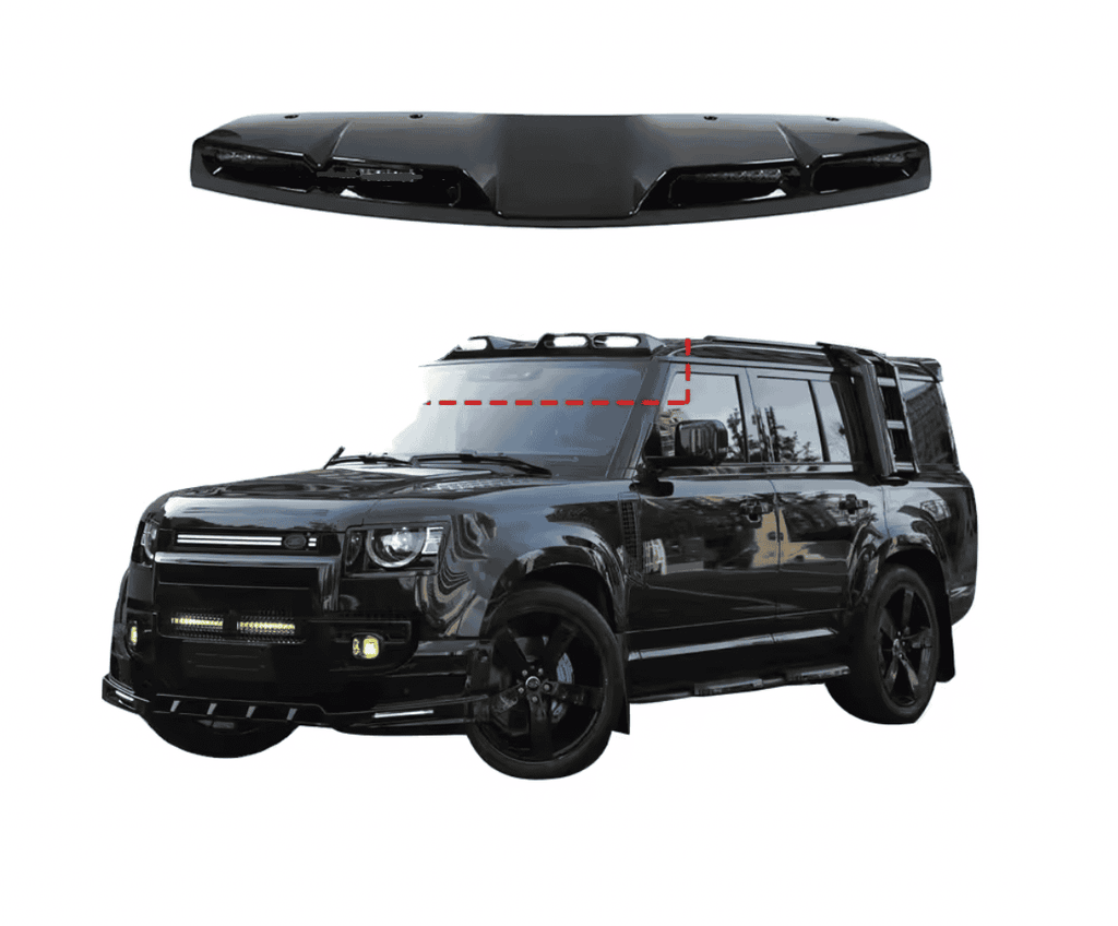 Roof top gloss black LED light bar